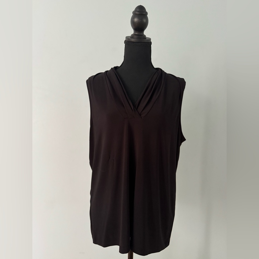 Sleeveless Black Top